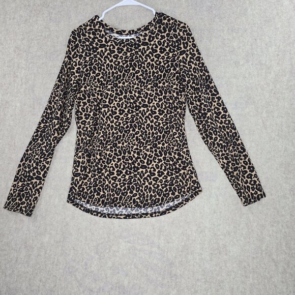 Leopard Print Long Sleeve Top XXXL/3XG No Boundaries - Picture 1 of 7